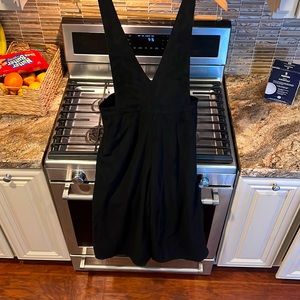 Black Faux Suede Jumper